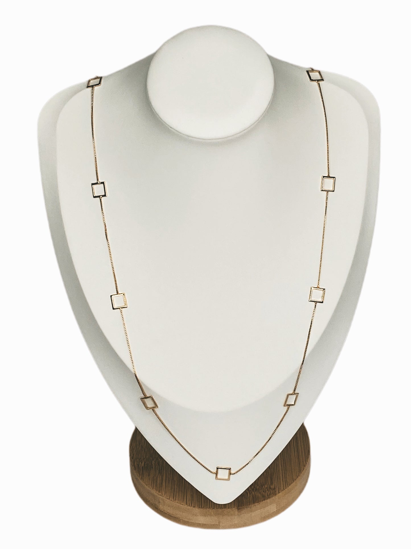 Be Square Long Necklace